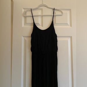 Black maxi dress